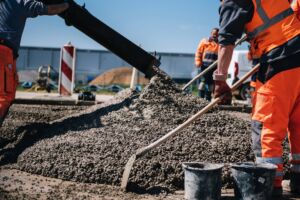 Betonausgabe Fundament - TSN-Beton